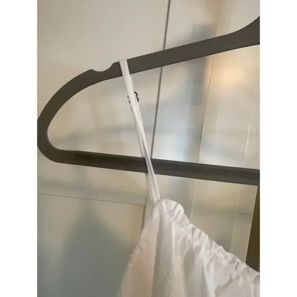 NWT: TROVATA Birds of Paradis Mirabella Embroidered White Cotton Maxi Dress - Picture 7 of 11